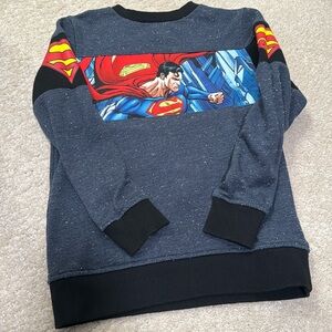 Boys Super Man sweater. Size Small. Used.